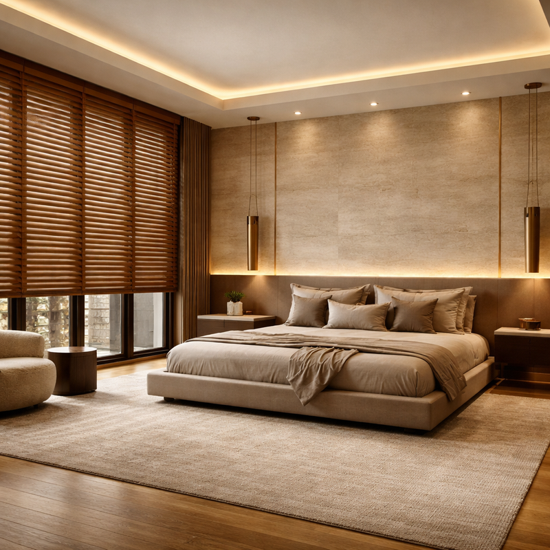 35mm Platane Wood Venetian Blinds