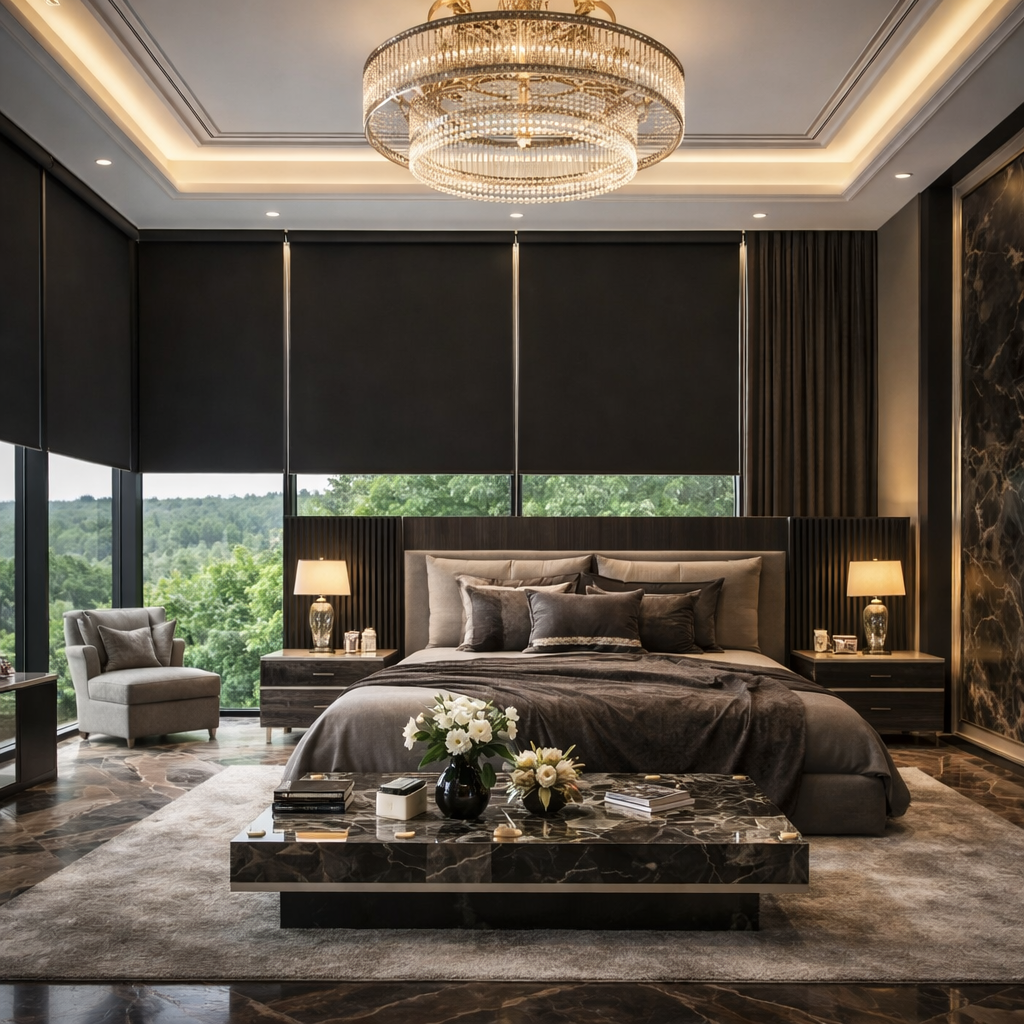 100% / 50% / 20% Blackout Roller Blinds